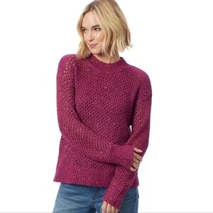 Jessica Simpson Women's Mukami Open Knit Sweater